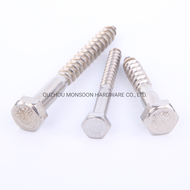 Stainless Steel Hex Head Wood Lag Screw