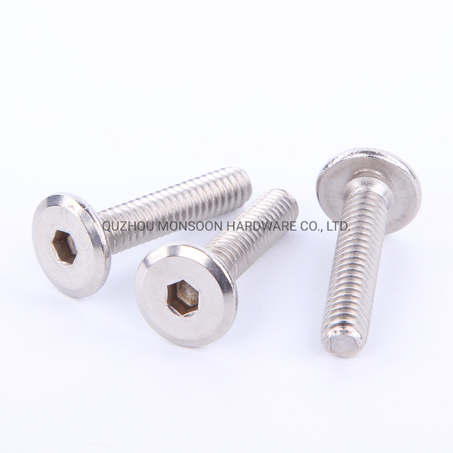 Stainless Steel Pan Head Hexagon Socket Machine Screws
