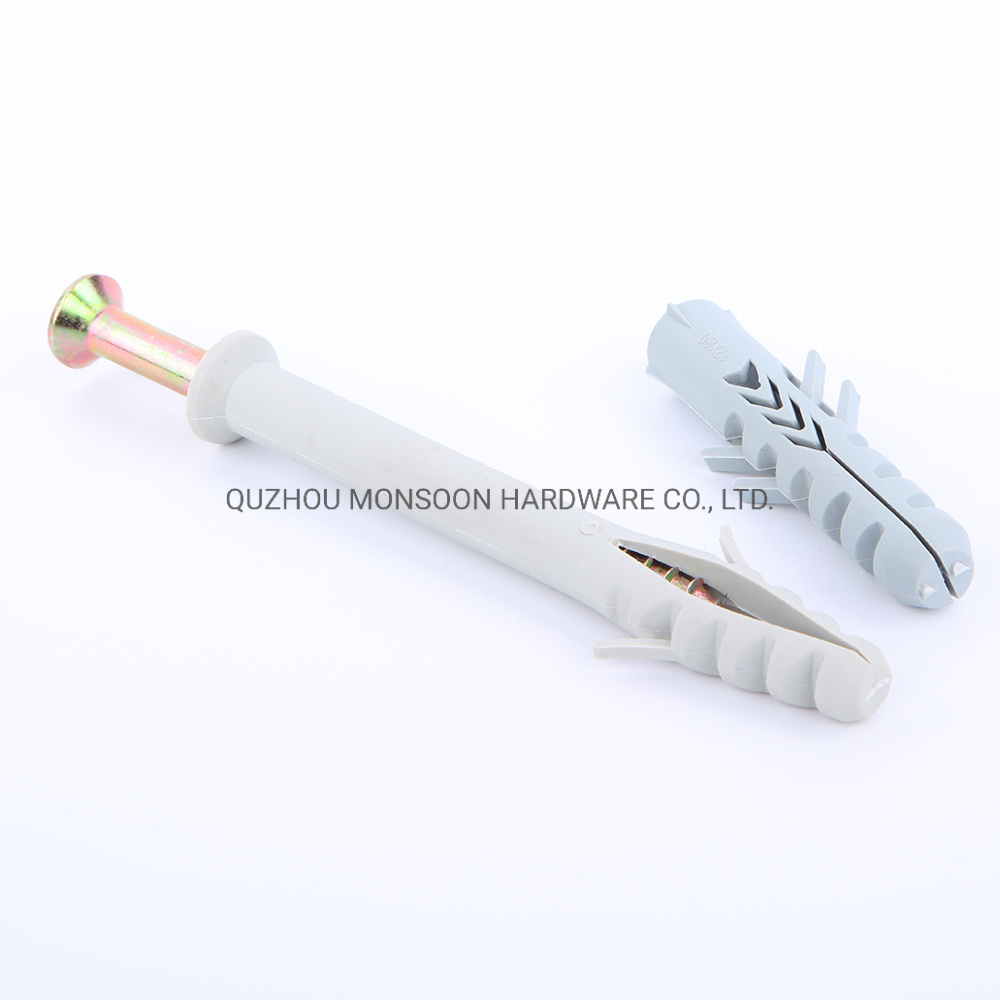 Nylon Hanmmer Framing Fixing Anchor with Two Wings