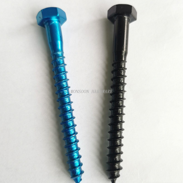 Hex Head Wood Screws( Electrophoretic Coating)