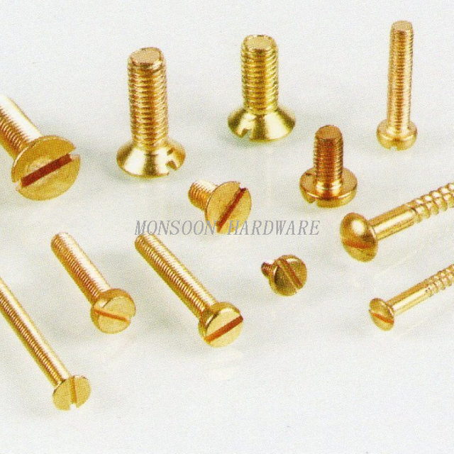 Brass Machine Screws & Wood Screws