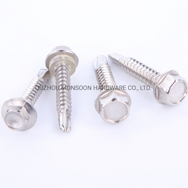 Stainless Steel Hexagonal Head Self Drilling Screws