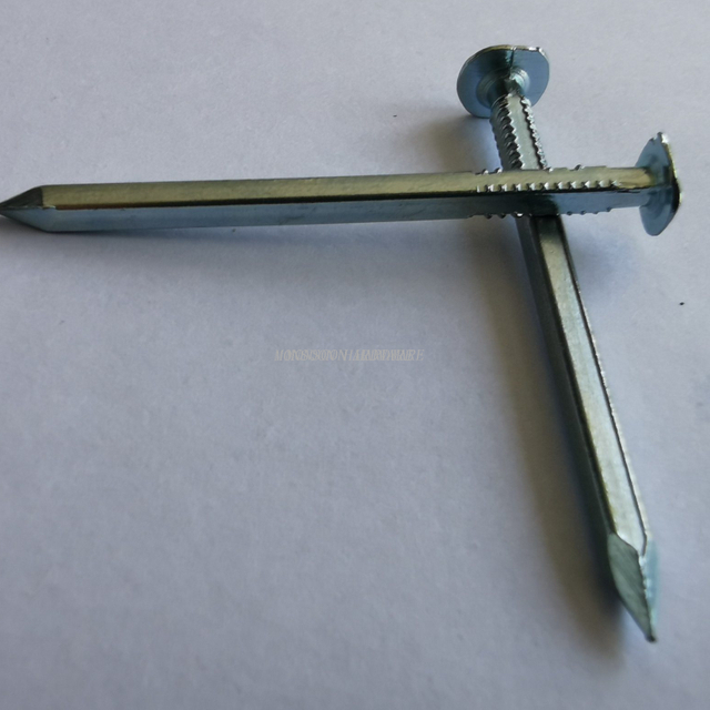 Oval Head Square Grooved Shank Nails
