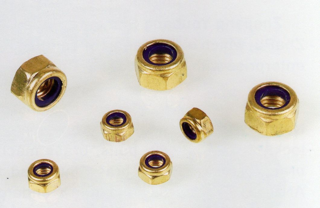 Brass Hexagon Head Nylon Lock Nuts
