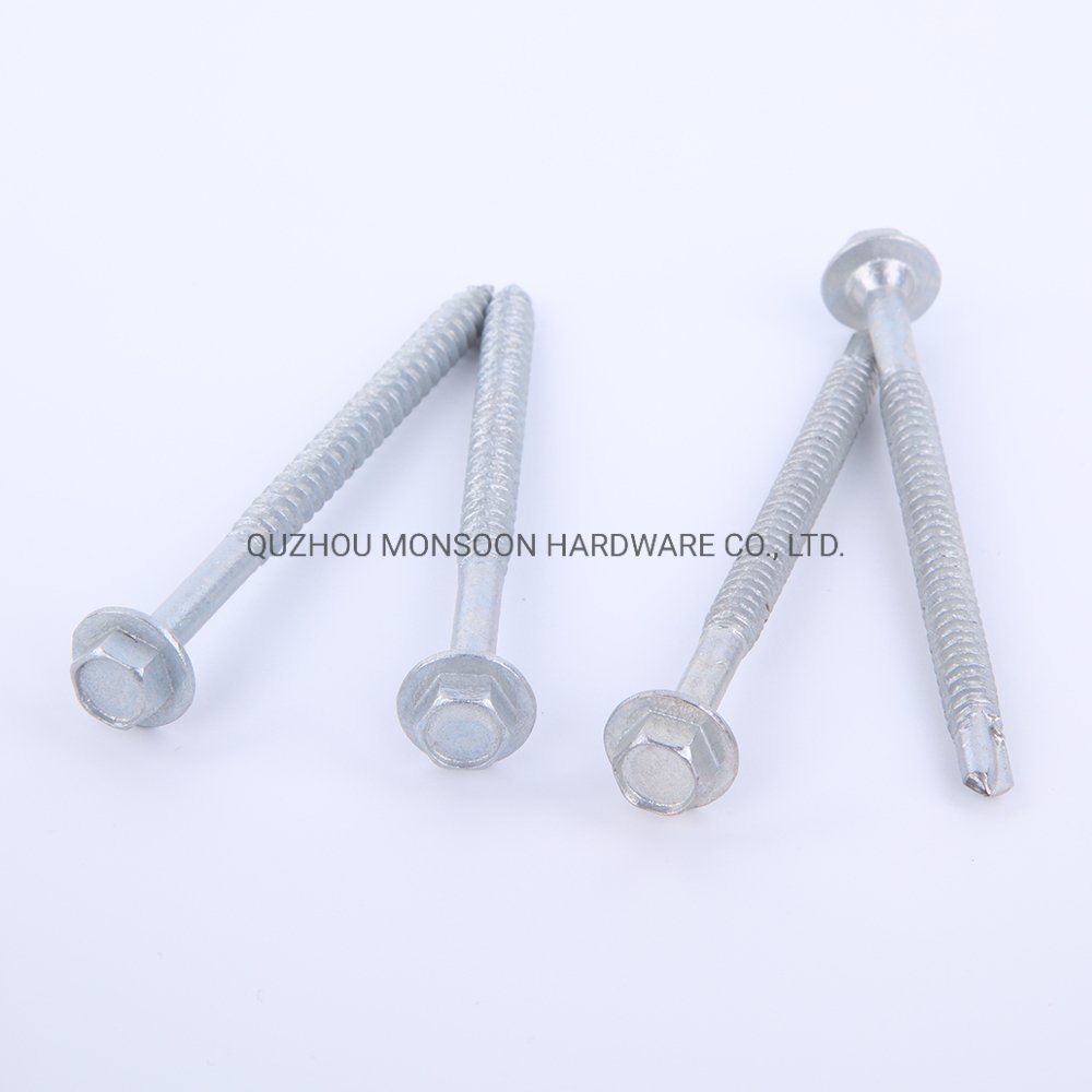 Hex Washer Head Self-Tapping Screws with Countersunk
