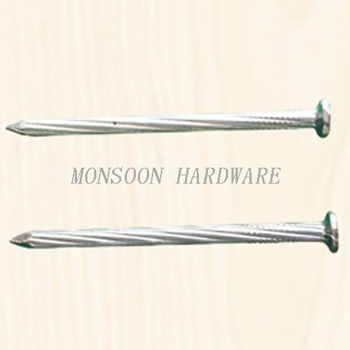 Electroplating Fluted Shank Concrete Nails