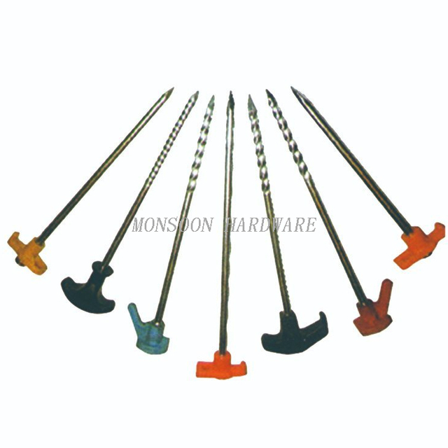 Tent Nails with Rubber