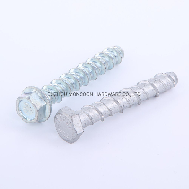 Hex Flange Head Concrete Bolt Screws