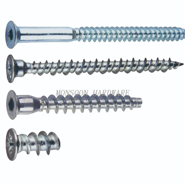 Countersunk Square Phillips Pozi Head Furniture Fittings Confirmat Screws