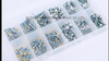 Slotted Round Head Screws Set Accessories Box