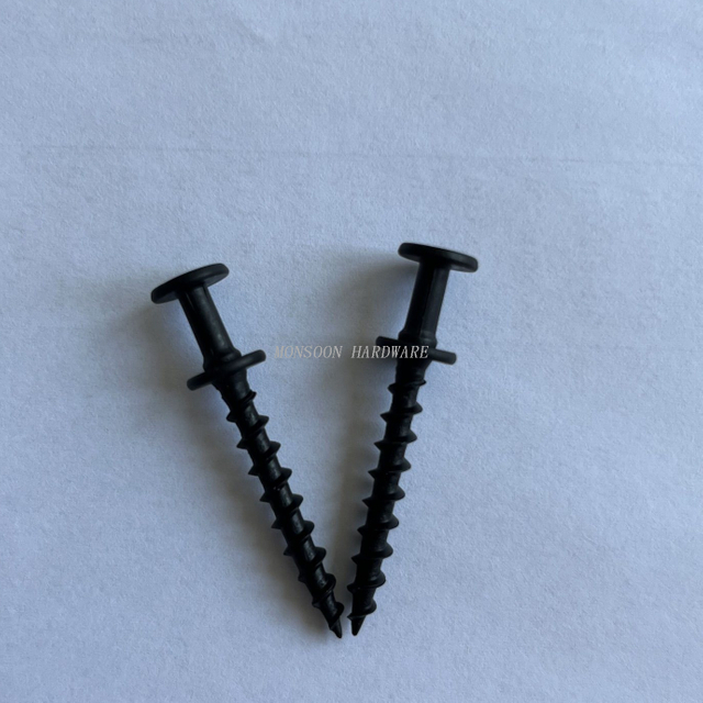 Black Bear Claw Double-Headed Hangers Screws