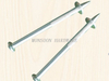 Fixed Position Fiuted Concrete Nails