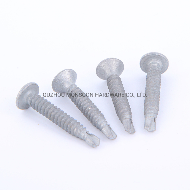 Carbon Steel Countersunk Phillips Head Self Drilling Screws