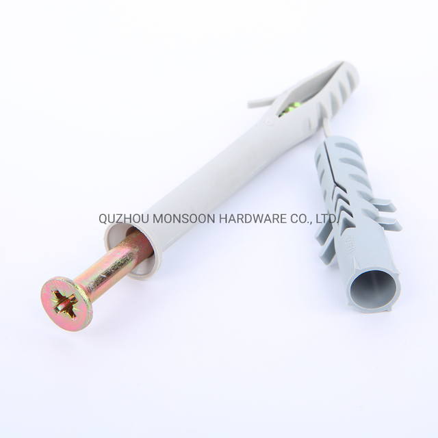 Nylon Hanmmer Framing Fixing Anchor with Two Wings
