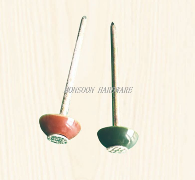 Plastic Cap Button Nails
