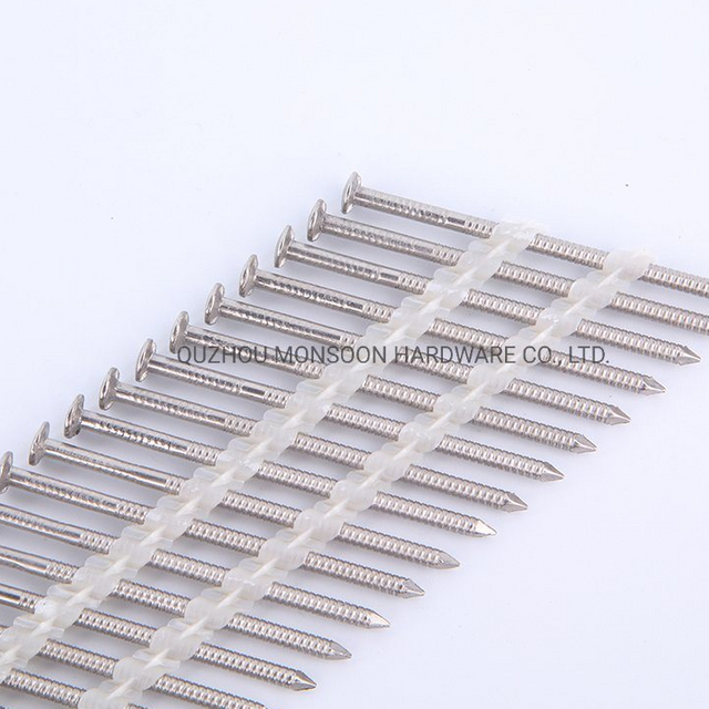 Full Round Head Plastic Strip Nails