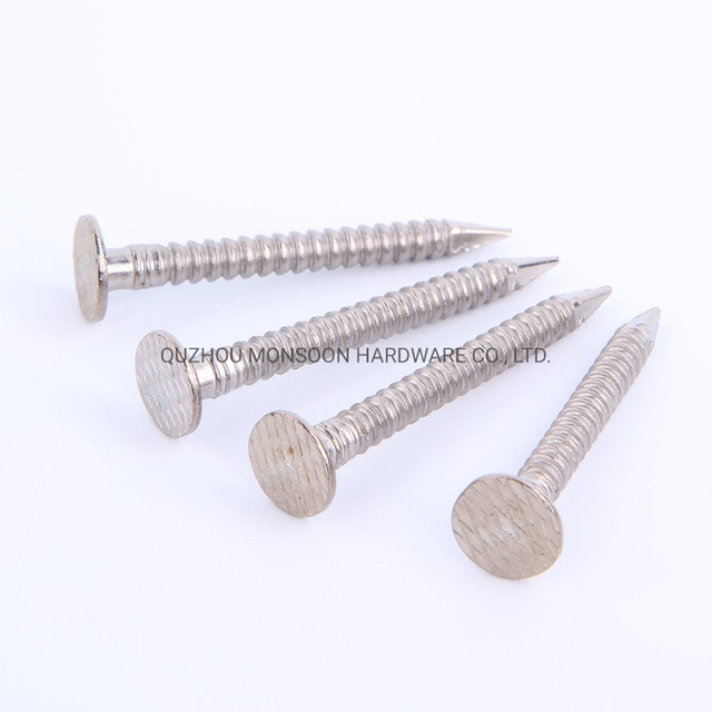 Stainless Steel Plain Checkered Head Clout Nails