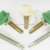 Colored Heaxgonal Nylon Head Self Drilling Screw with Washer