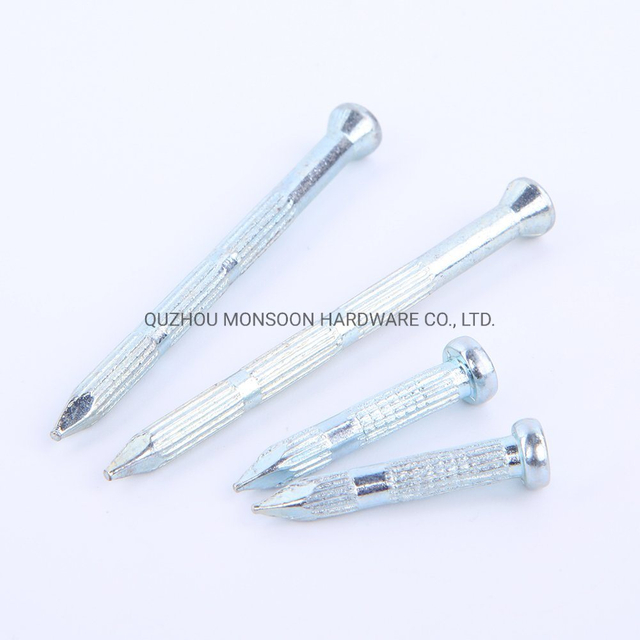 Concrete Nails with Bamboo Shank