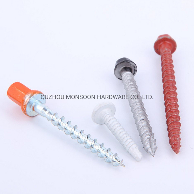 Painted Hex Head CoarsingThreading Screws