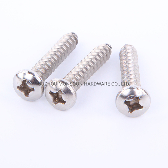 Stainless Steel Pan Pozi Head Self-Tapping Screws