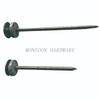 Umbrella Head Painting Ring Shank Roofing Nail with Washer