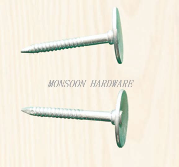 Ring Shank Fixed Washer Nails