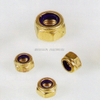 Brass Hexagon Head Nylon Lock Nuts