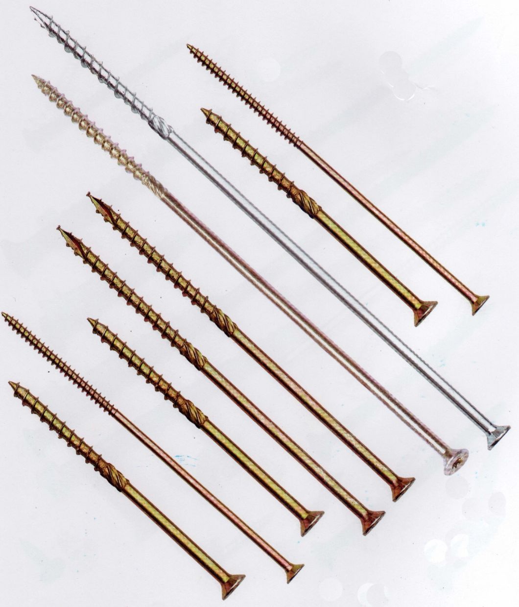 Countersunk Head Heavy Duty Chipboard Screw with Serration Middle