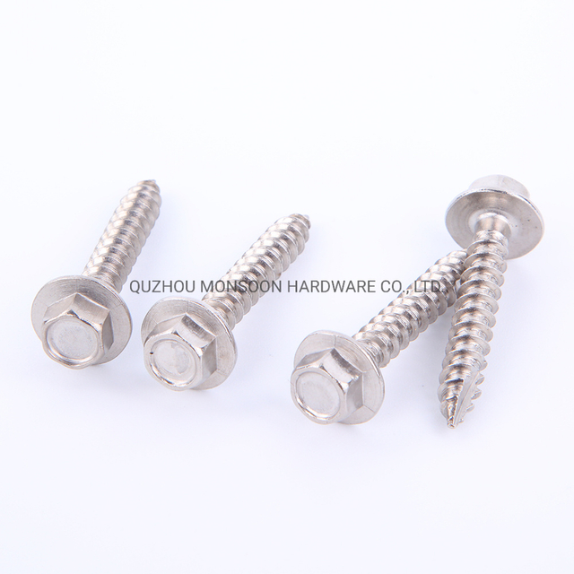 Stainless Steel Hex Flange Head Self-Tapping Screws
