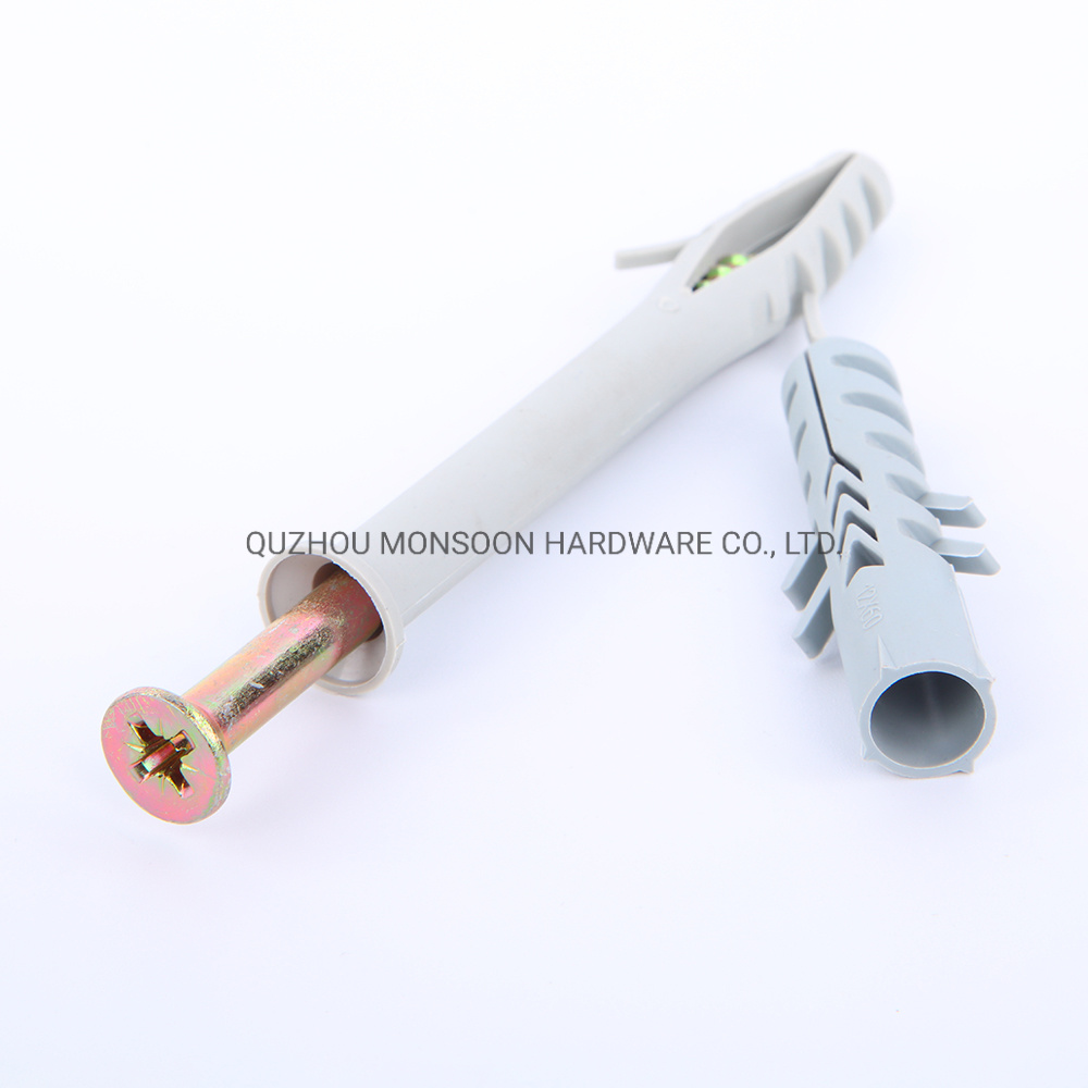 Nylon Hanmmer Framing Fixing Anchor with Two Wings