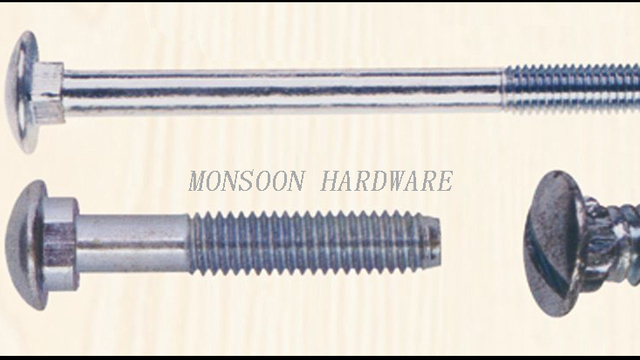 Carriage Bolt with Mushroom Head and Square Neck