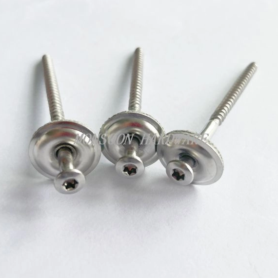 High Quality Stainless Steel Roofing Screws With Bonded Washer 