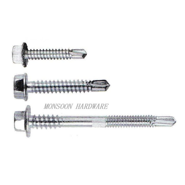Hex Flange Head Self-Drilling Screws