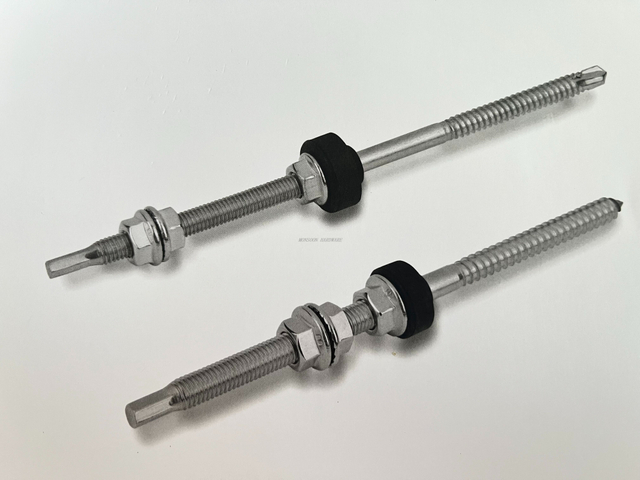 Solar Screws With Nut and Washer