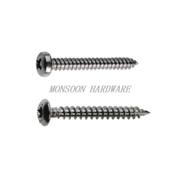 Stainless Steel Pan Phillips Head Chipboard Screws