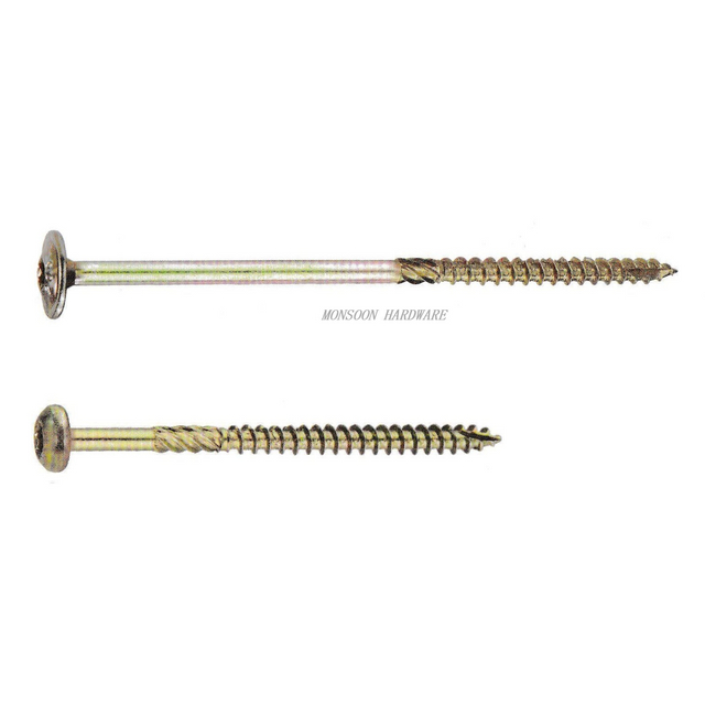 Pan Torx Head Chipboard Screws with Serration in Middle