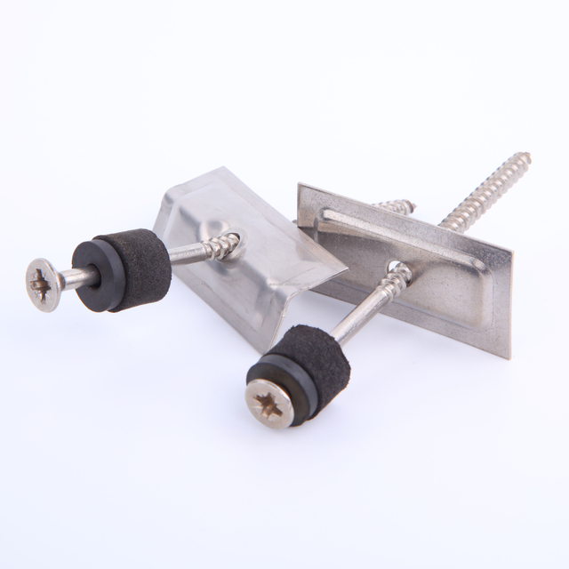 Stainless Steel Ridge Screws with Clamp